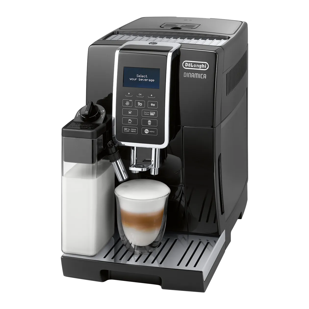 De Longhi DINAMICA ECAM 356 57 B Fully Automatic Coffee Machine Black