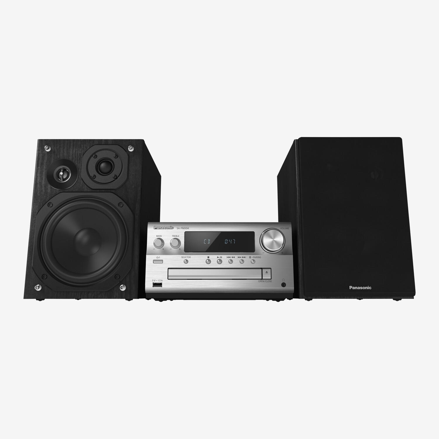 Panasonic Sc Pmx Eg S Micro Hi Fi System Silver Coloured Worldshop