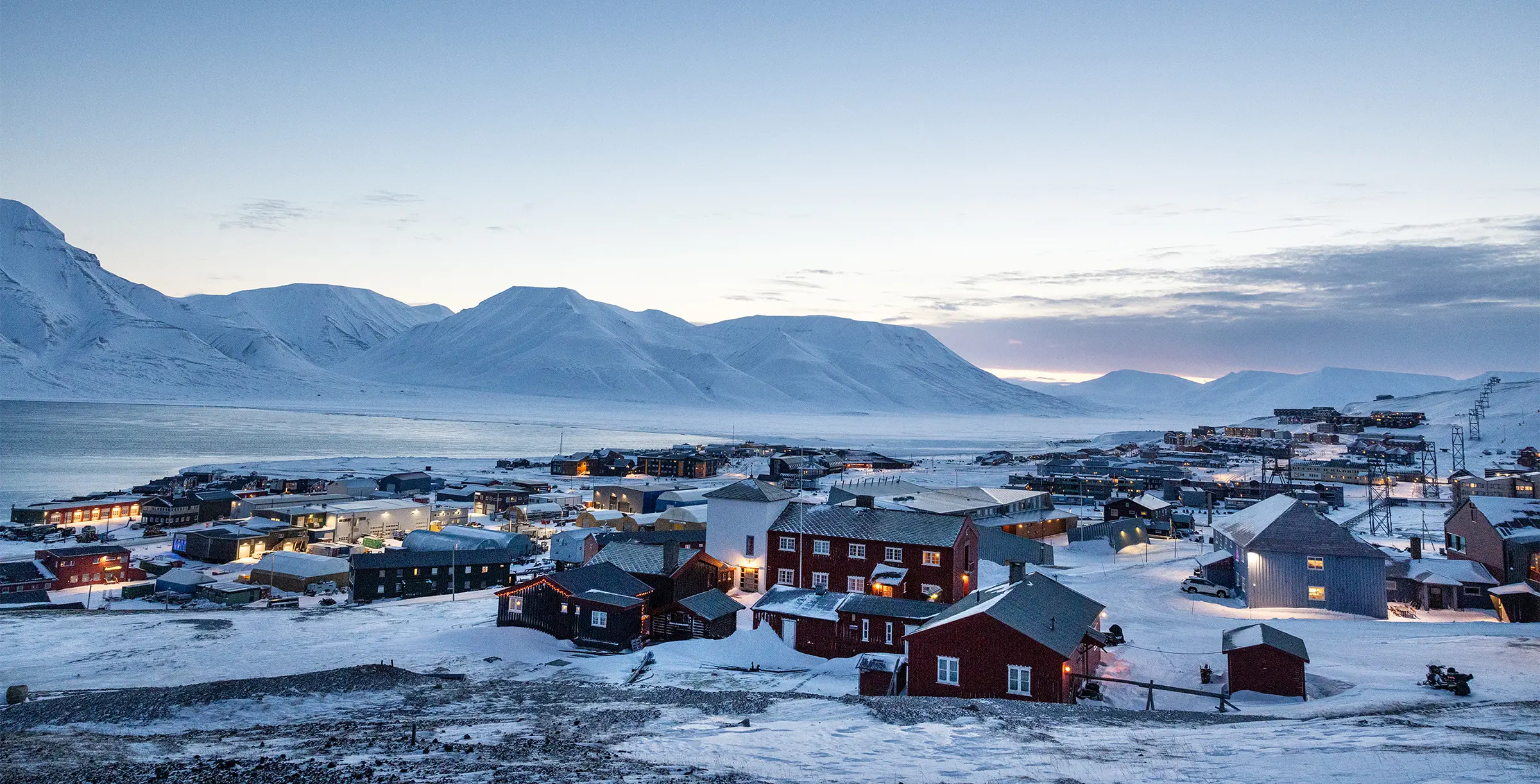Spitsbergen at dusk