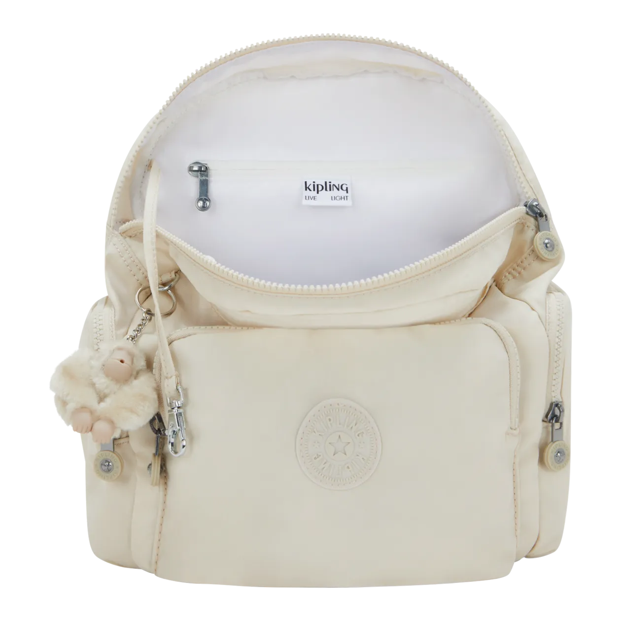 Kipling Hideaway City Zip S Rucksack, Beige