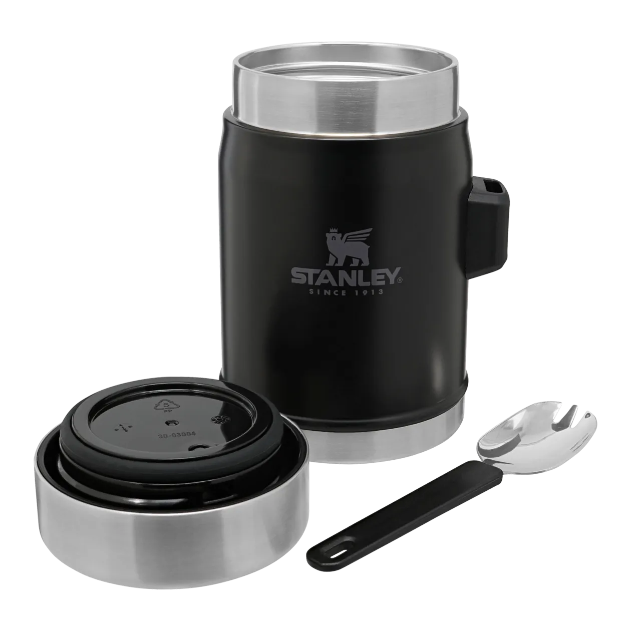 Stanley Legendary Food Jar + Spork, 410 ml, Matte Black