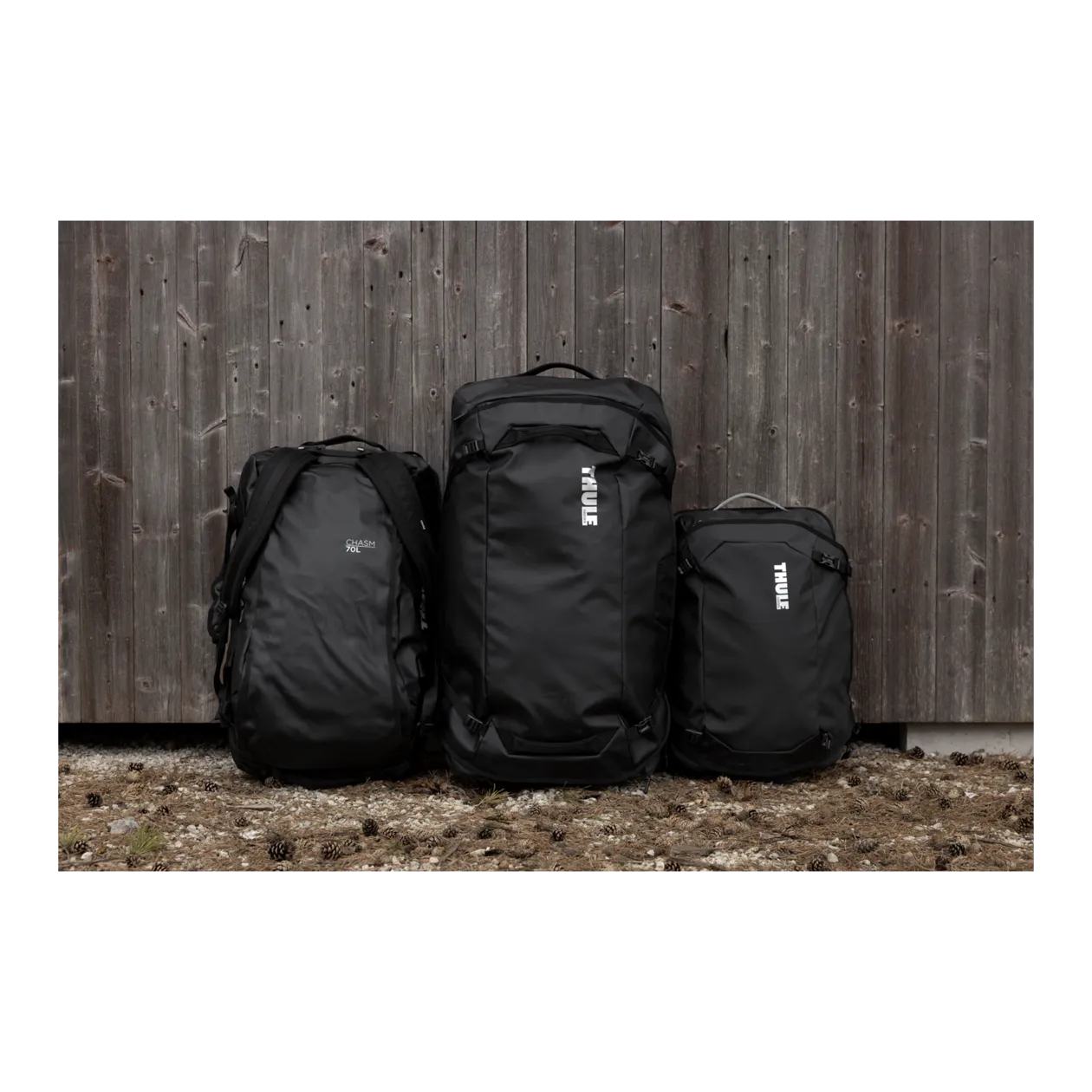 THULE Chasm Duffel Borsone da viaggio con ruote, nero