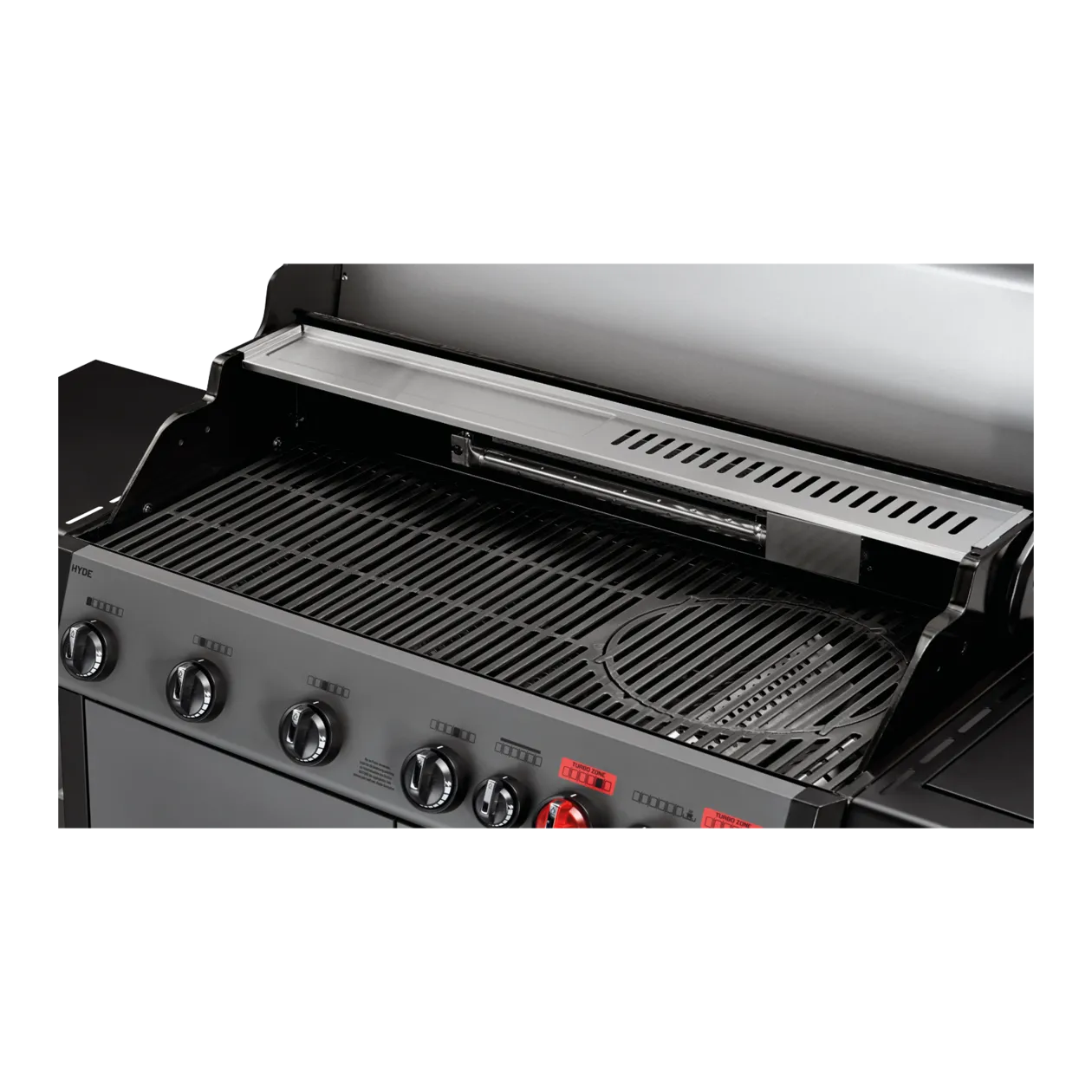 Enders Hyde 6 SIKR Turbo™ II Barbecue a gas, nero/grigio