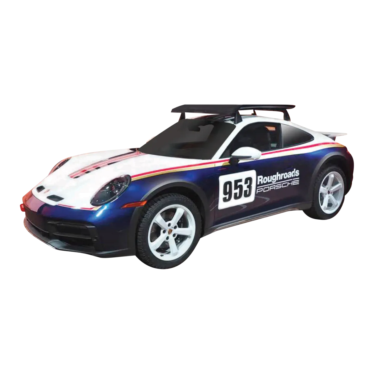 Bburago Porsche 911 Dakar #953 Modellino di automobile, 1:24, blu