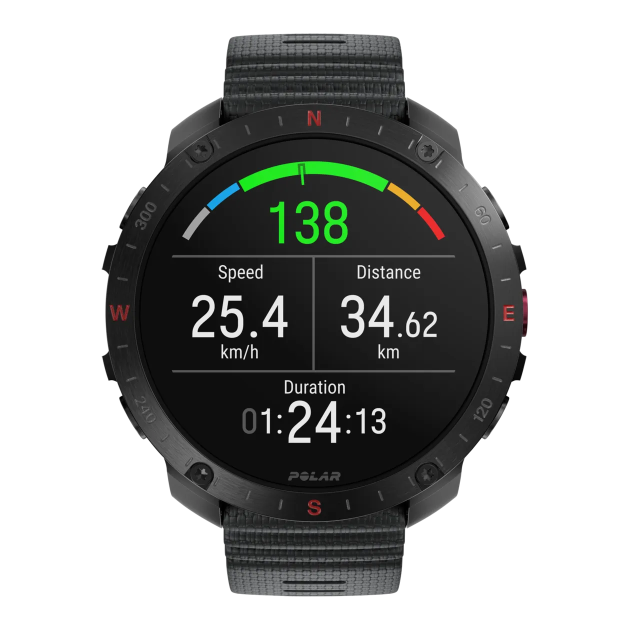 Polar Grit X2 Pro Smartwatch GPS multisport, Night Black