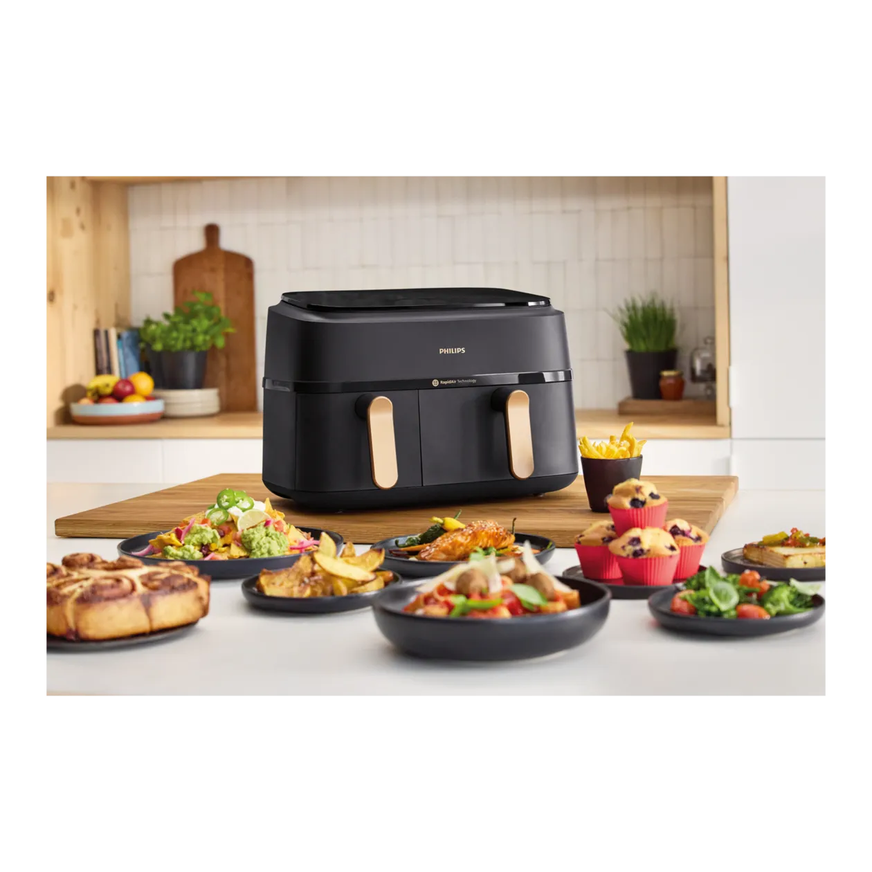 Philips Airfryer 3000 Series Friteuse à air chaud, 3 l / 6 l, noir