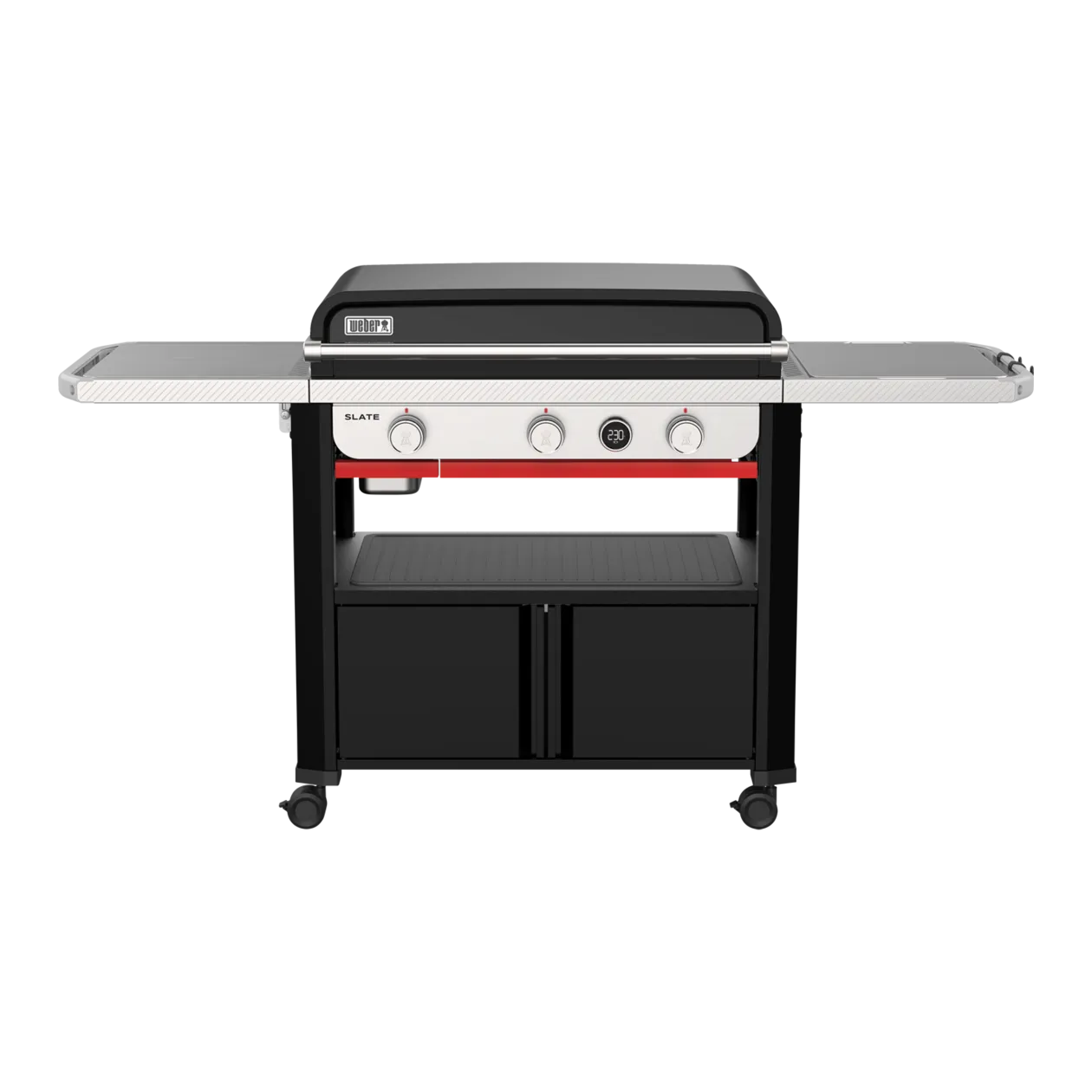 Weber® SLATE GP 76 cm Premium Plancha Barbecue a gas, nero