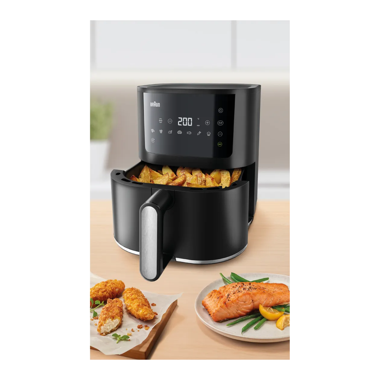 Braun MultiFry 3 HF 3030 Friggitrice ad aria calda, nero