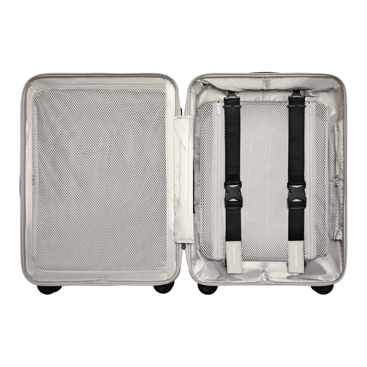 Horizn Studios M5 Pro Valise cabine à roulettes, Sand Grey