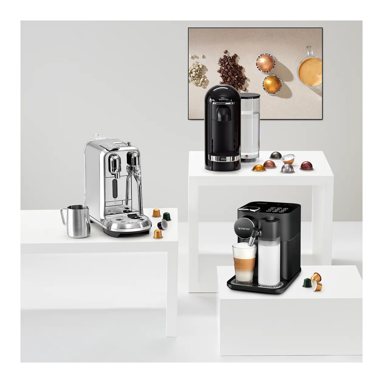 Nespresso Sage Creatista™ Plus SNE800BSS Kapselmaschine, gebürsteter Edelstahl