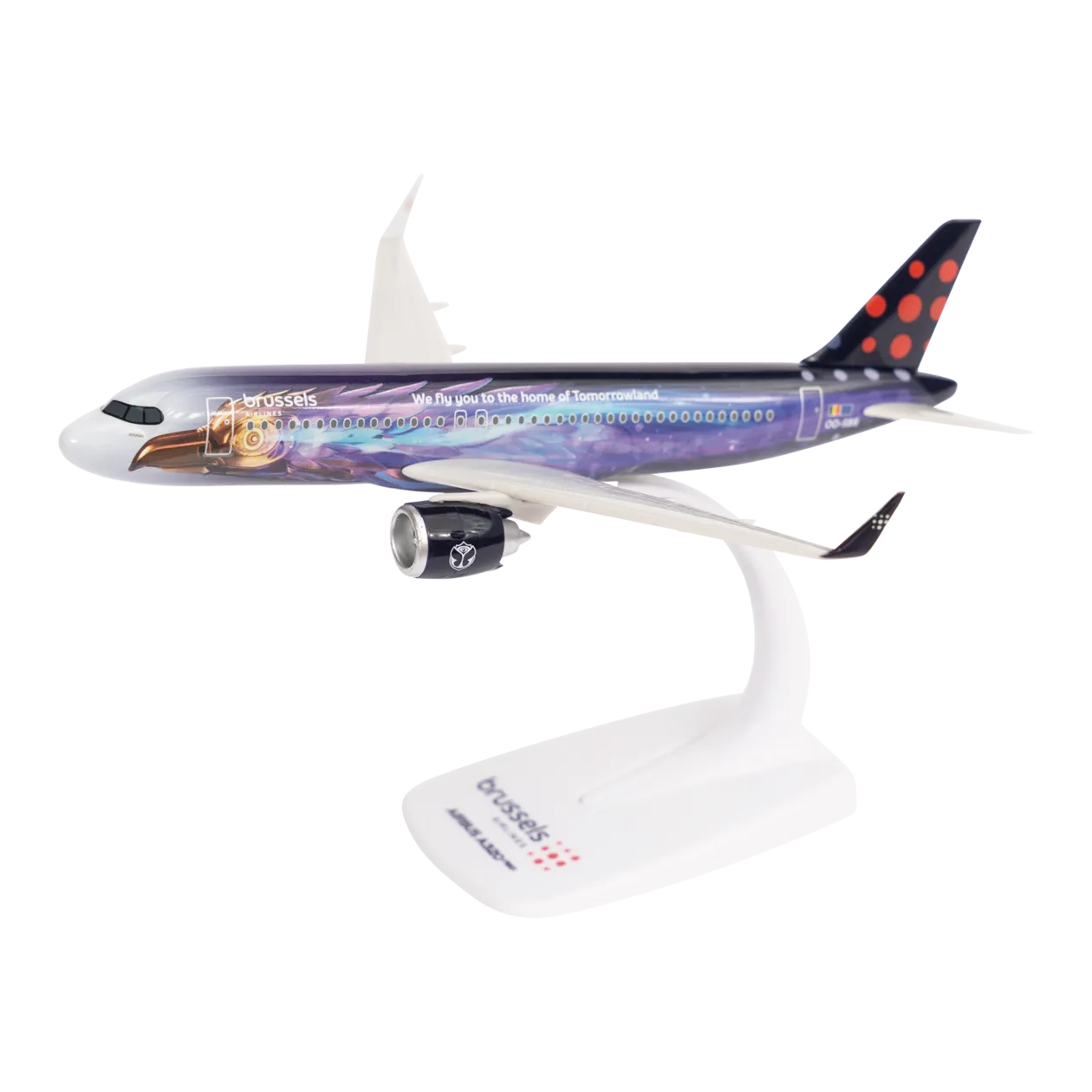 Brussels Airlines Airbus A320neo "Amare 2" Flugzeugmodell, 1:200