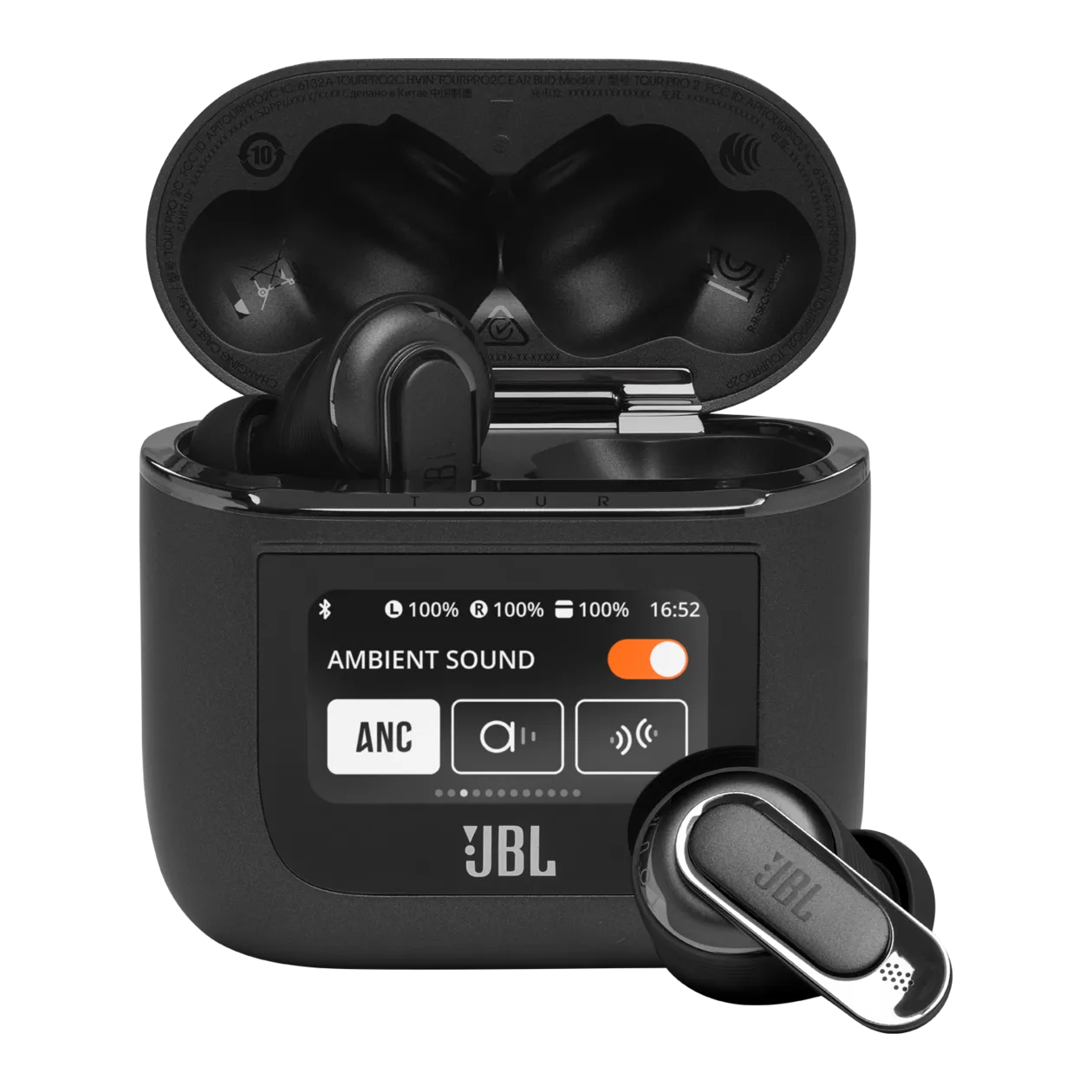 JBL Tour Pro 2 Écouteurs intra-auriculaires, noir