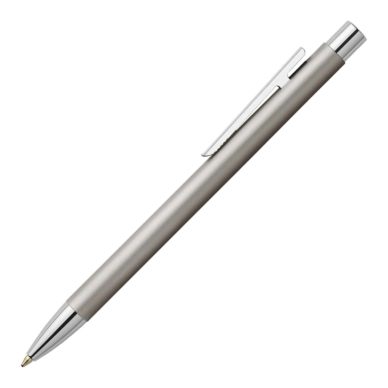 Faber-Castell Neo Slim Stylo-bille métal, acier inoxydable mat