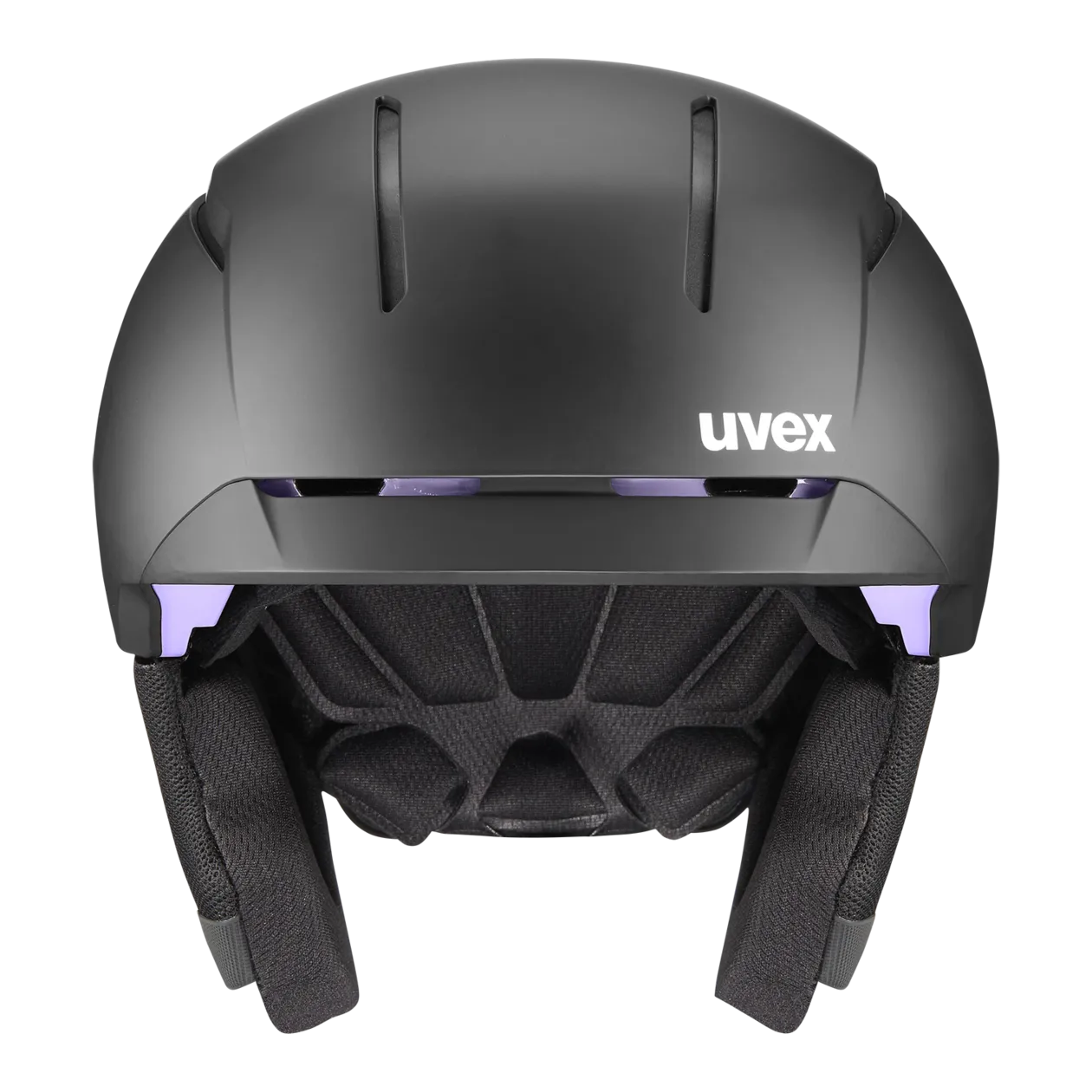 uvex levitate MIPS Casque de ski, 51-55 cm, Black Cool / Lavender Matt