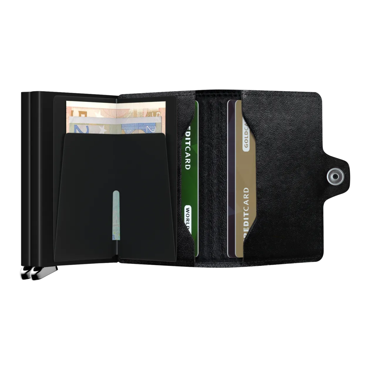 Secrid Twinwallet Emboss Lines Porte-cartes, noir