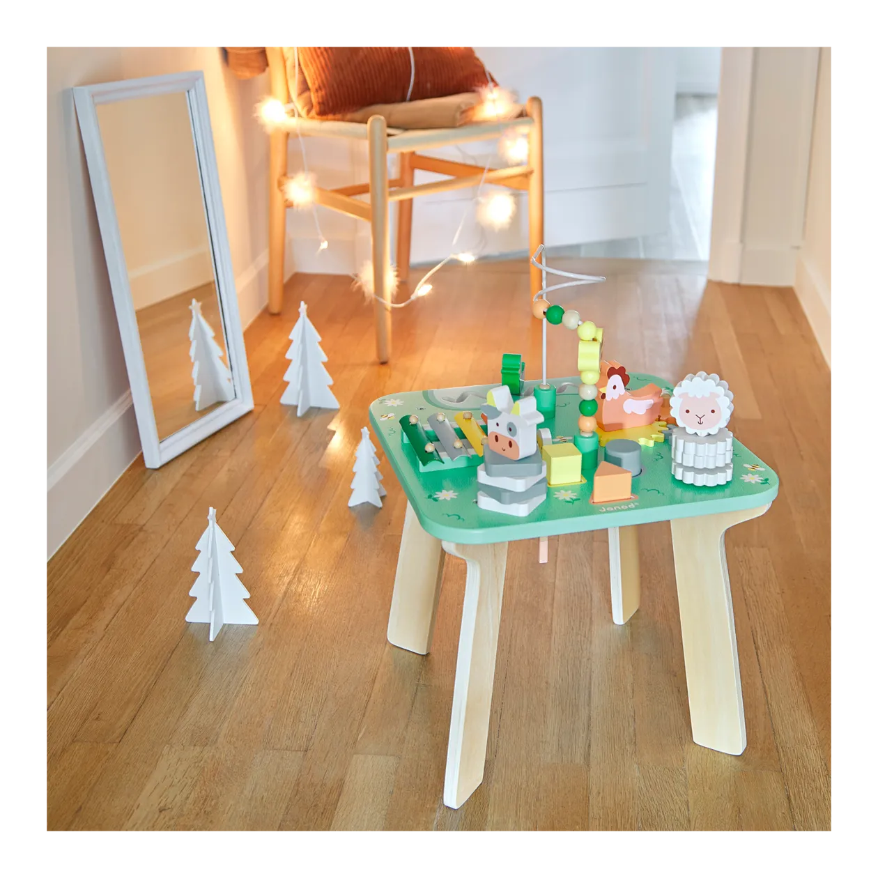 Janod The Beautiful Meadow Activity Table, Green