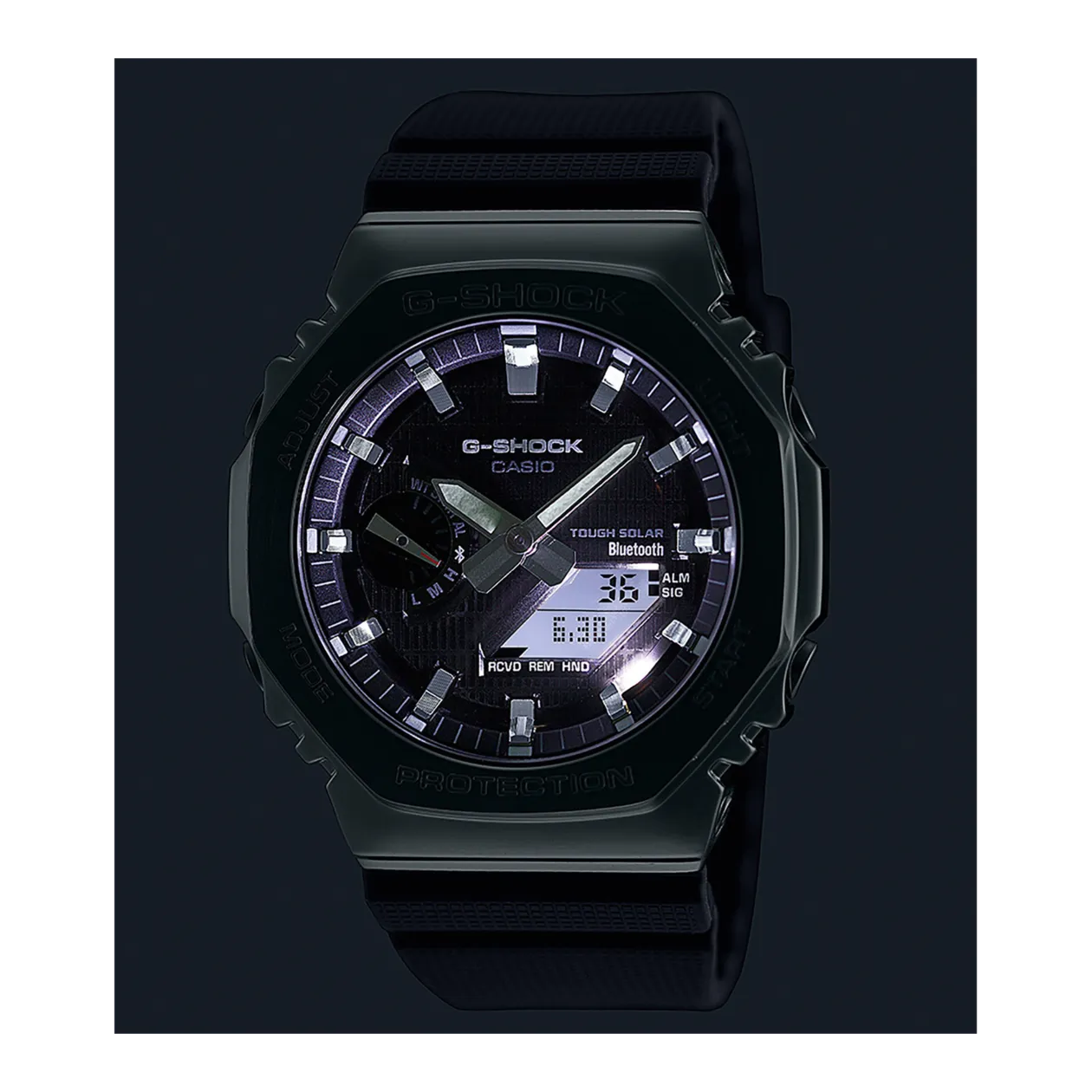 CASIO G-SHOCK GBM-2100-1AER Orologio da uomo, nero / toni argento