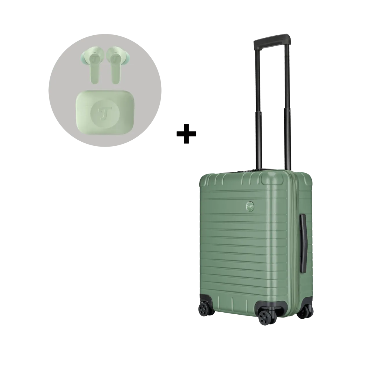 Lufthansa Life Collection Limited Edition Trolley S + Teufel AIRY TWS 2 In-Ear-Kopfhörer