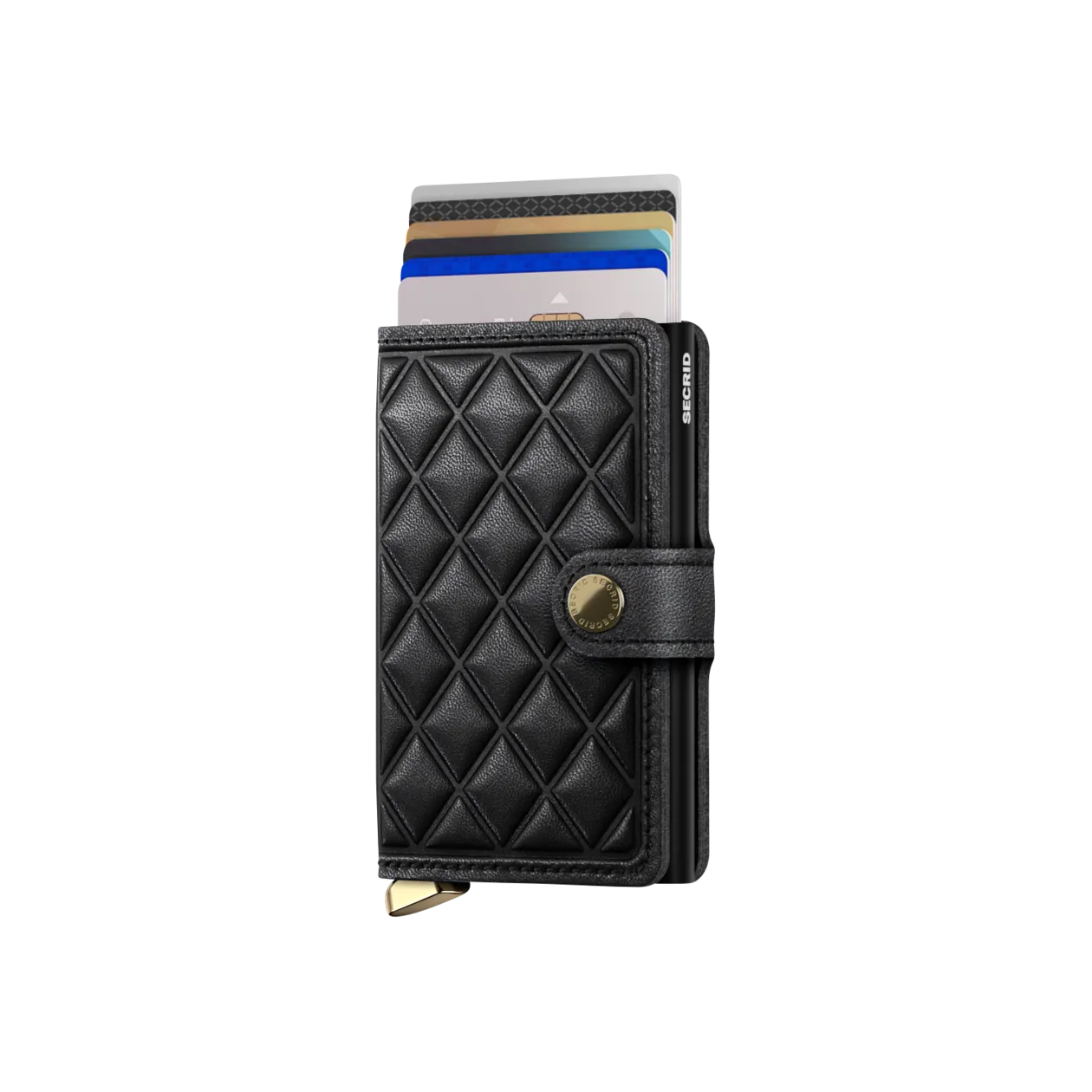 Secrid Miniwallet Emboss Diamond Portafoglio, nero