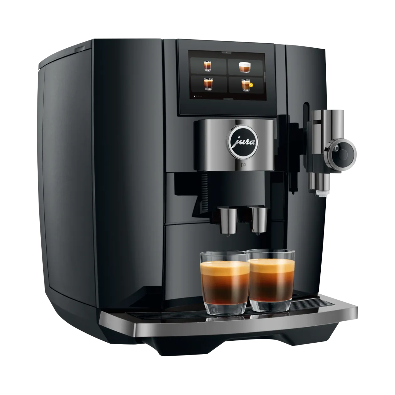 JURA J10 (EA) Kaffeevollautomat, Piano Black