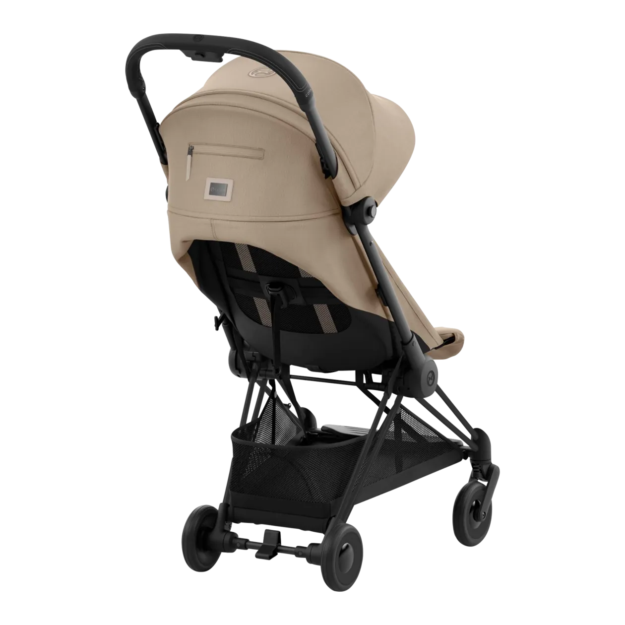 CYBEX Coya Matt Black Buggy, Cozy Beige / Beige