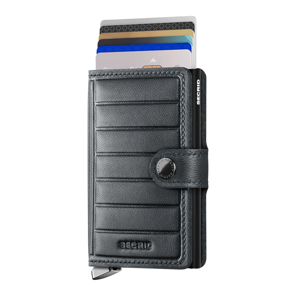 Secrid Miniwallet Emboss Lines Porte-cartes, noir