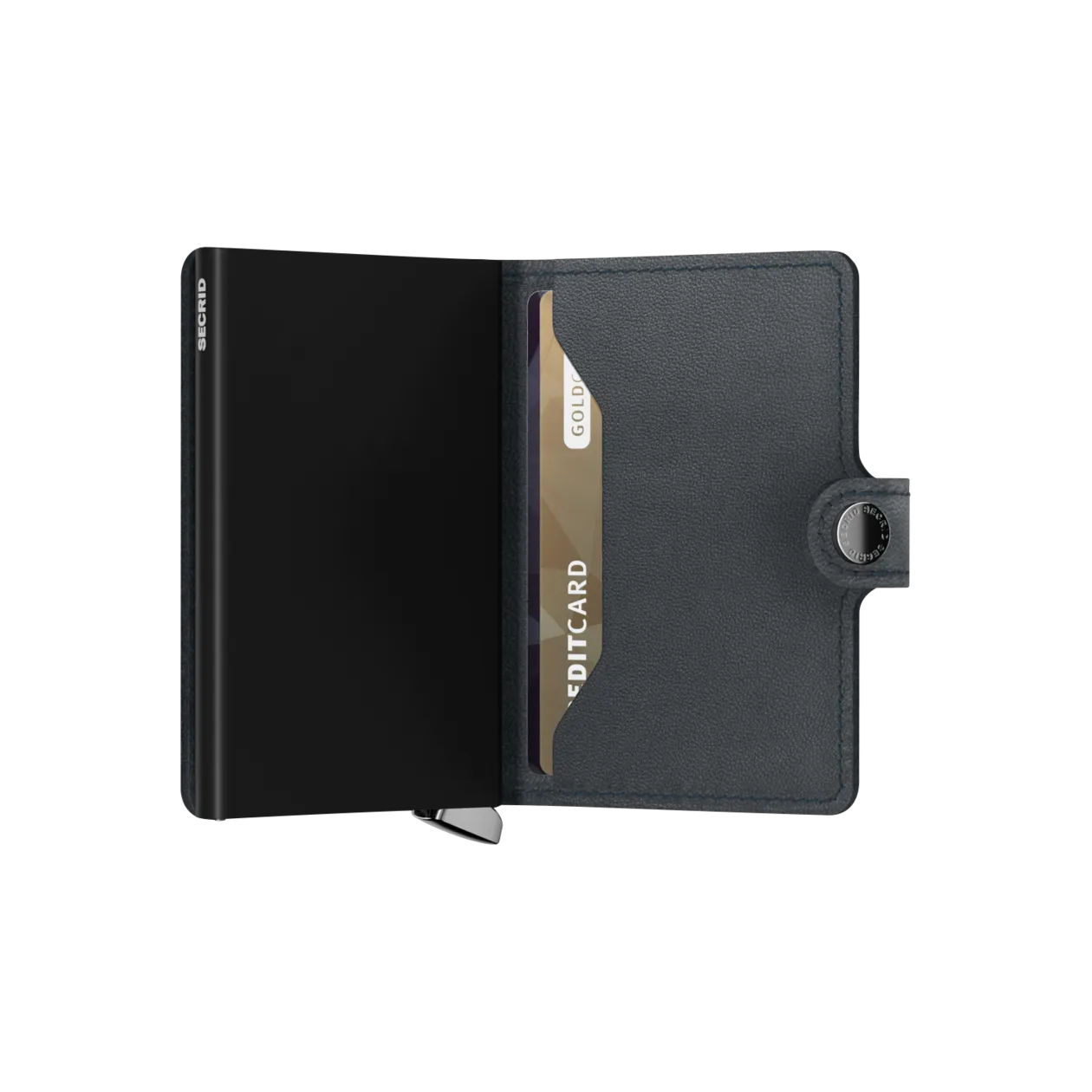 Secrid Miniwallet Emboss Lines Porte-cartes, noir