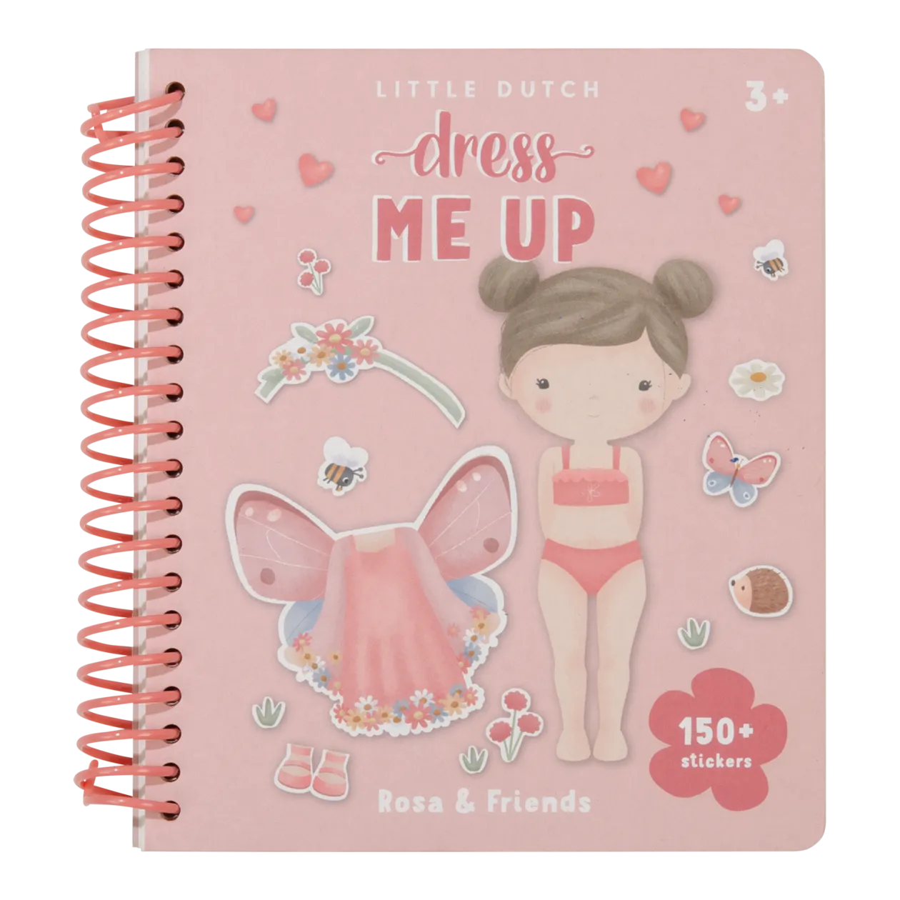 Little Dutch Stickerbuch Dress Me Up + Rosa & Friends Tattoos + Rosa & Friends Kuschelpuppe Anna