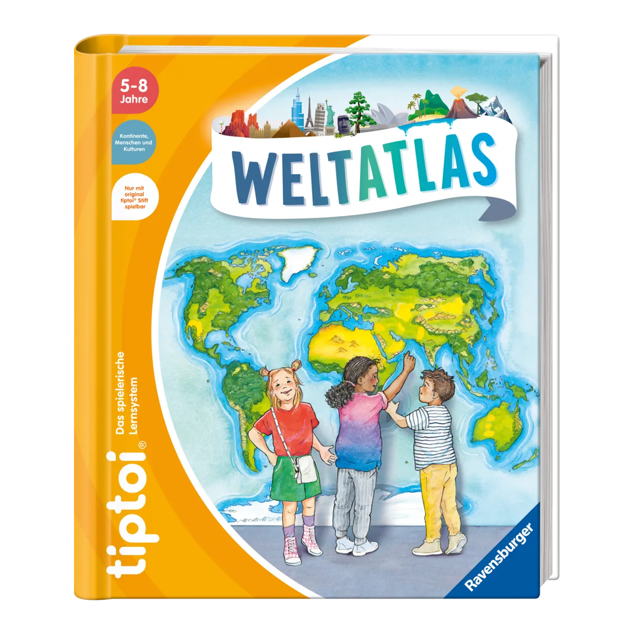 Ravensburger tiptoi® Weltatlas Buch