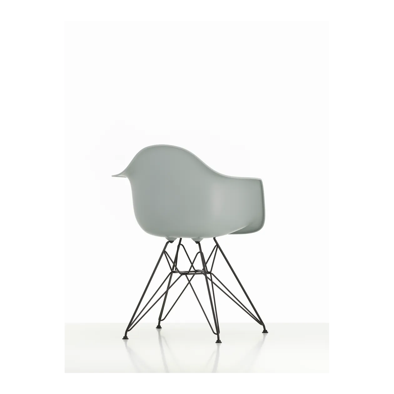 Vitra Eames Plastic Armchair DAR chaise, gris clair