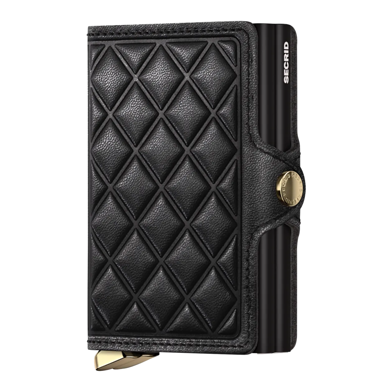 Secrid Twinwallet Emboss Diamond Wallet, Black