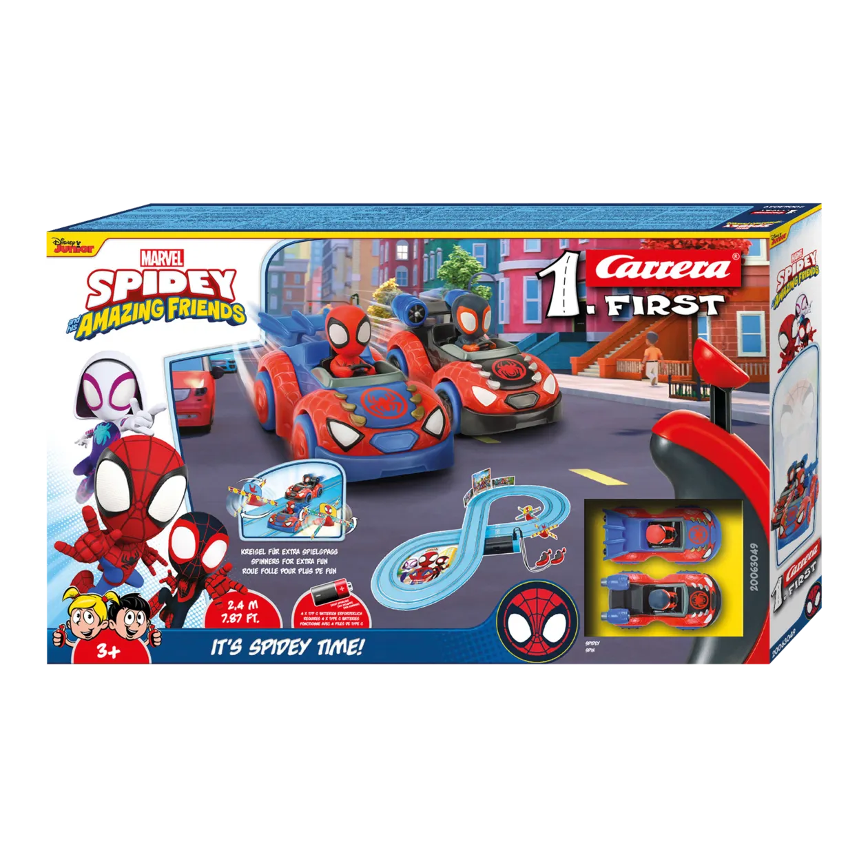 Carrera FIRST Marvel Spidey "It's Spidey Time" Racetrack Set