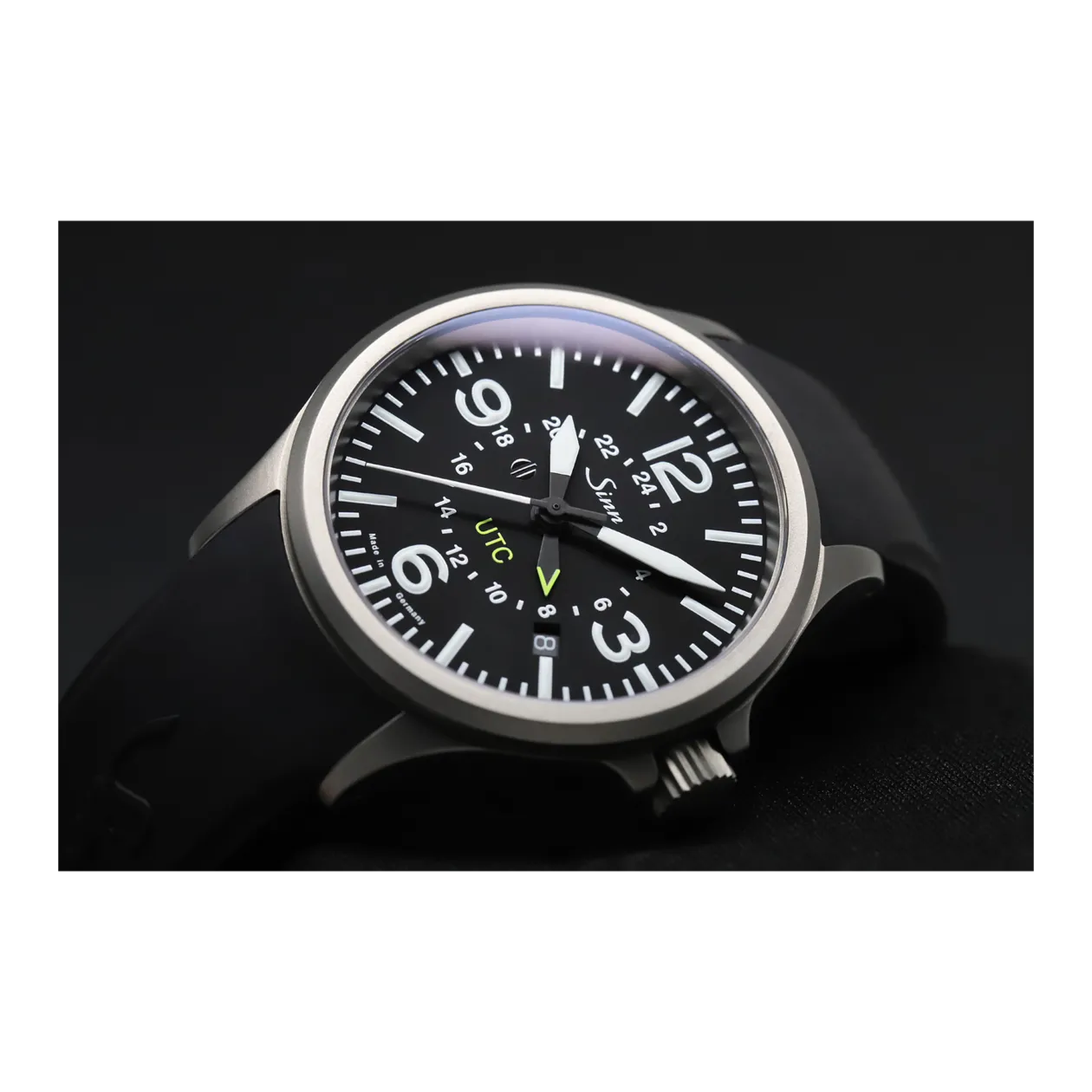 Sinn 856 UTC Pilot Watch, Silver-Coloured