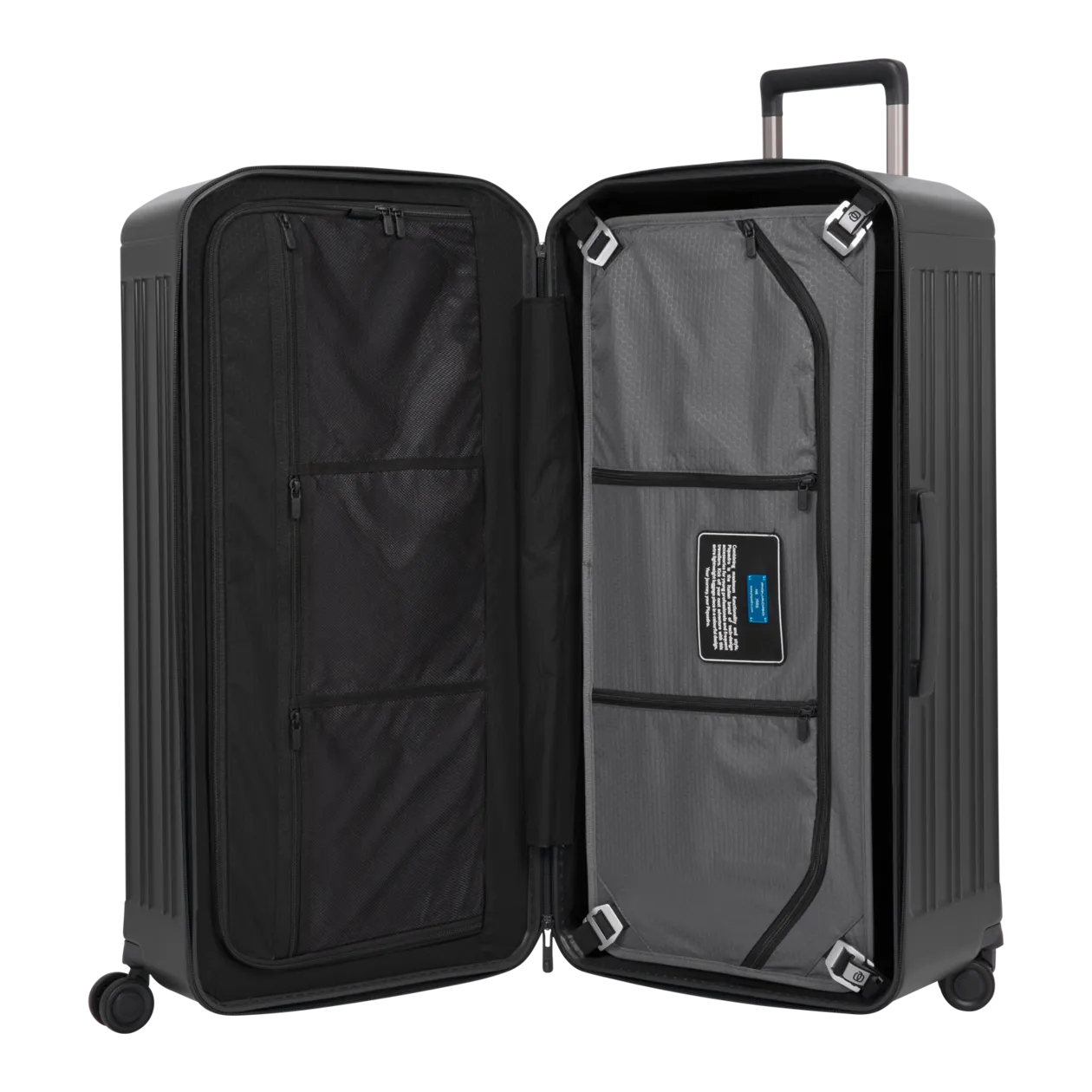 Piquadro Trunk-Trolley, Mattschwarz