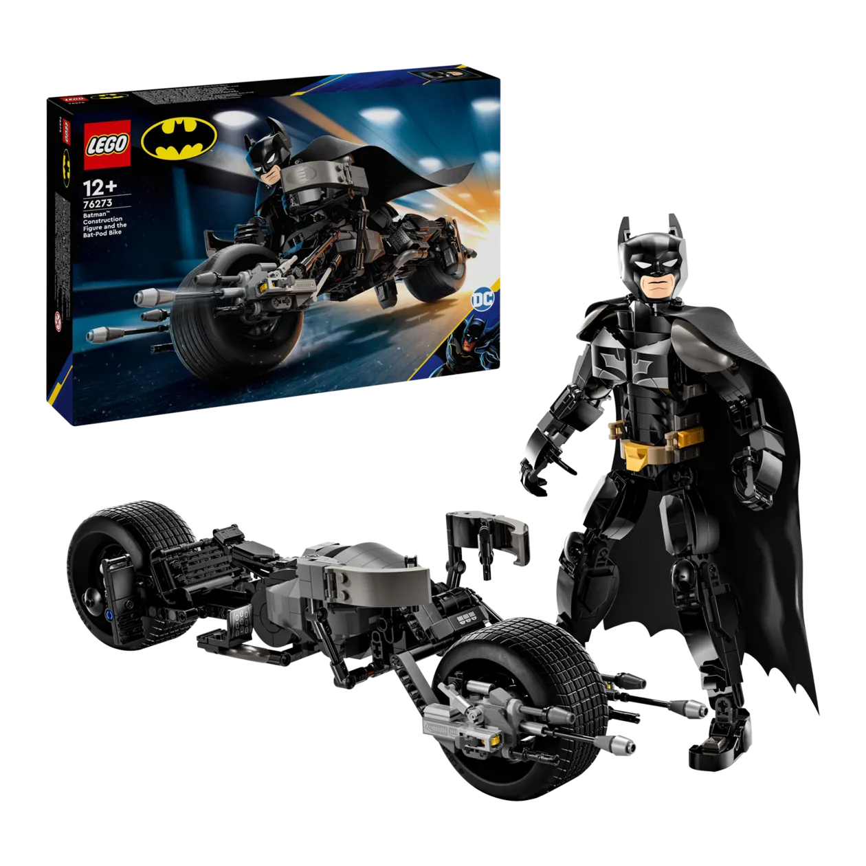 LEGO® DC Batman™ 76273 Personaggio costruibile di Batman con Bat-Pod Set di gioco