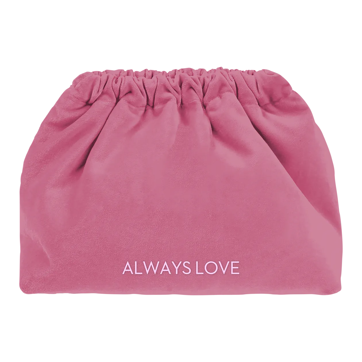 Sorbet Island Always Love Velvet Clutch Bag, Fuchsia