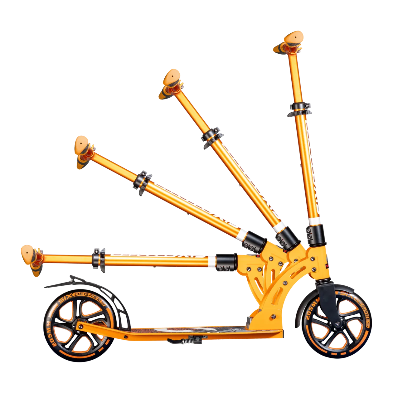 Six Degrees Children's Scooter, 205mm, Orange