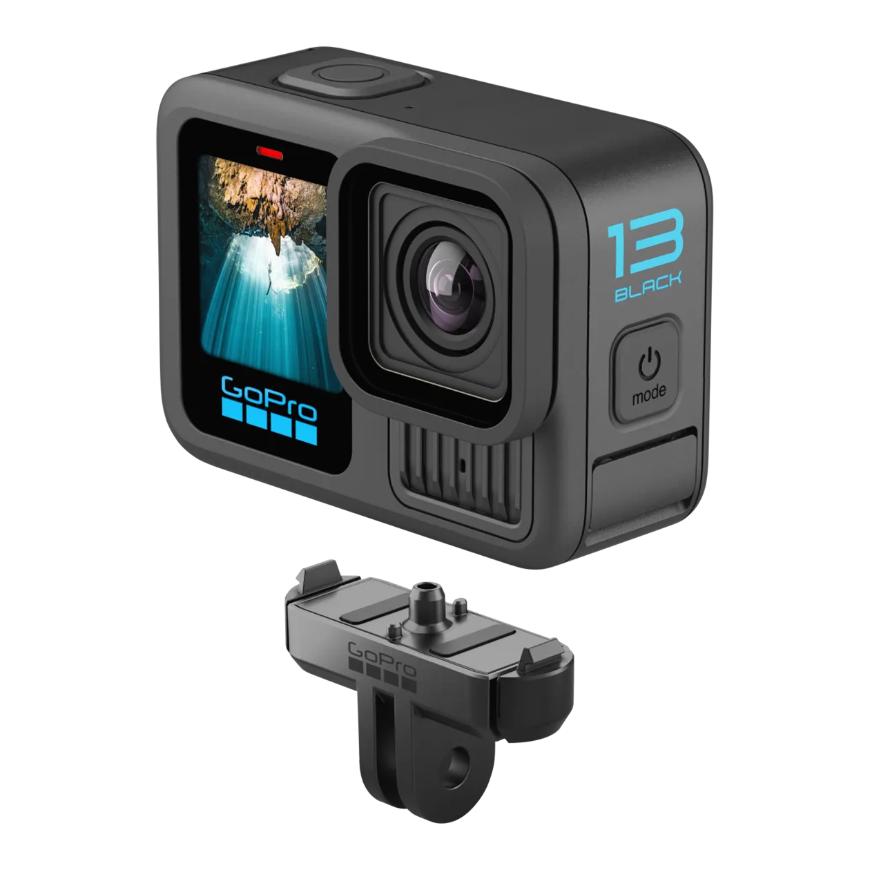 GoPro HERO13 Black Mount with Magnetic Lock, Black