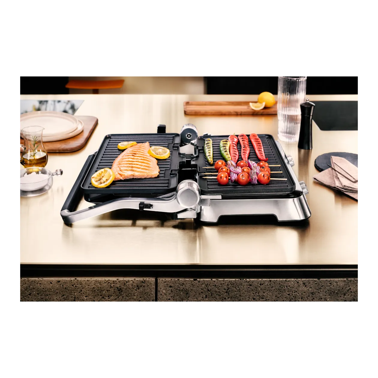 Braun Multigrill 9 Pro CG 9140 Griglia a contatto, argento