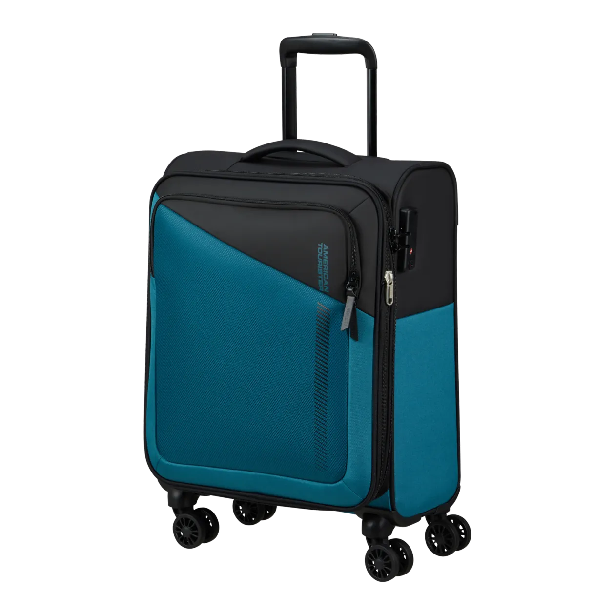 American Tourister Daring Dash Trolley S (espandibile), nero/blu