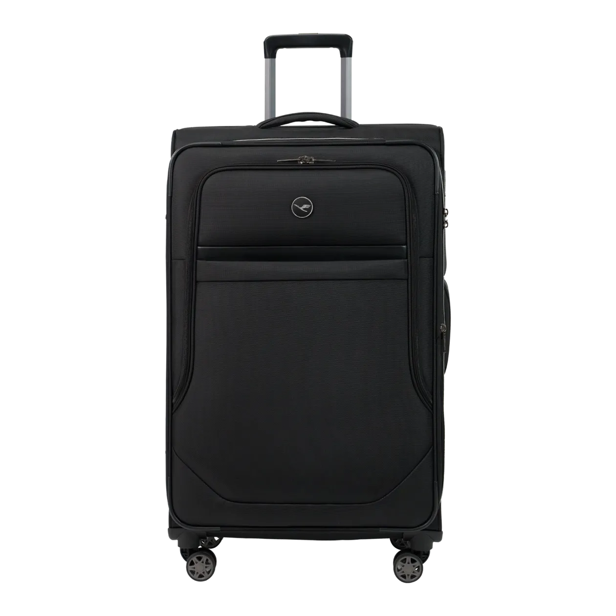 Lufthansa Flight Collection 5.0 Trolley XL (espandibile), 4 ruote, nero