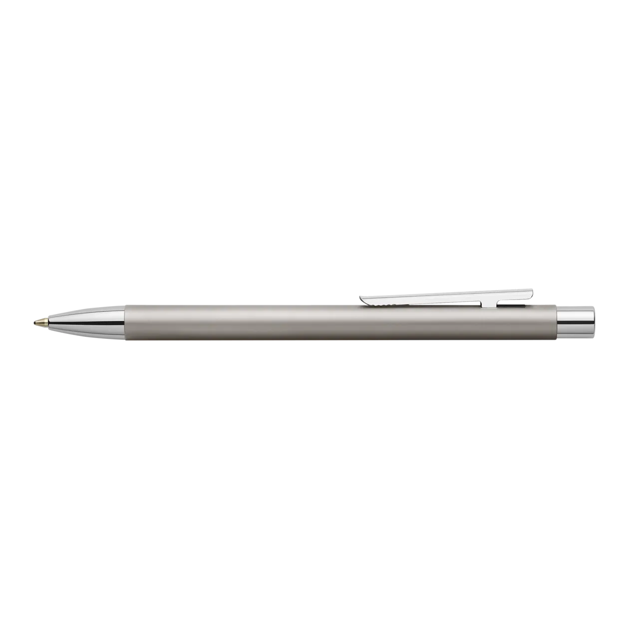 Faber-Castell Neo Slim Stylo-bille métal, acier inoxydable mat