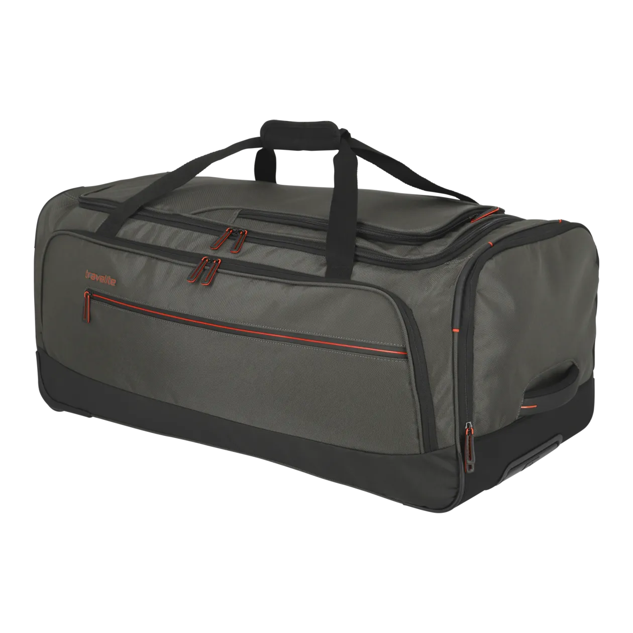 travelite Crosslite Rollenreisetasche L, 2-Rad, Oliv