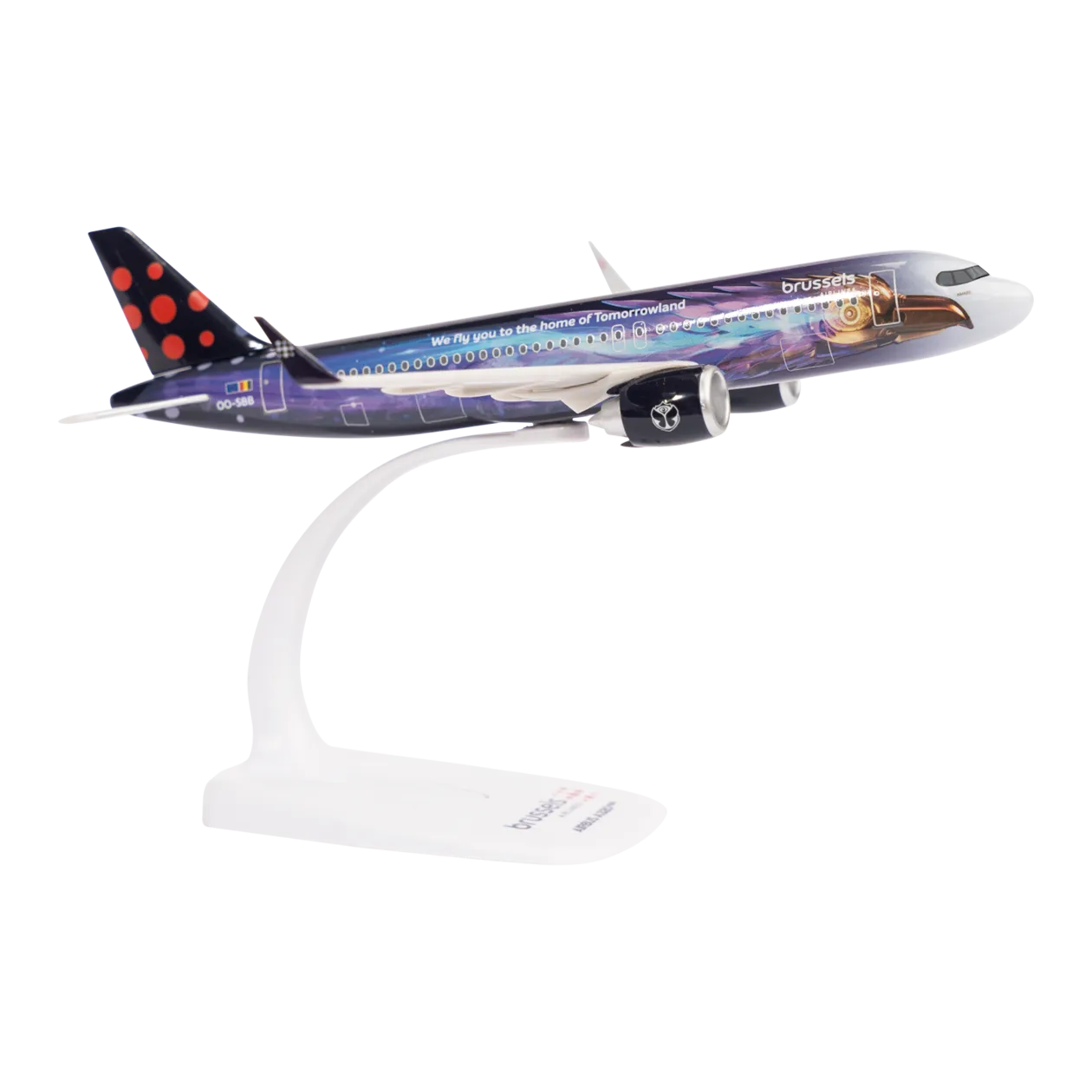 Brussels Airlines Airbus A320neo "Amare 2" Flugzeugmodell, 1:200