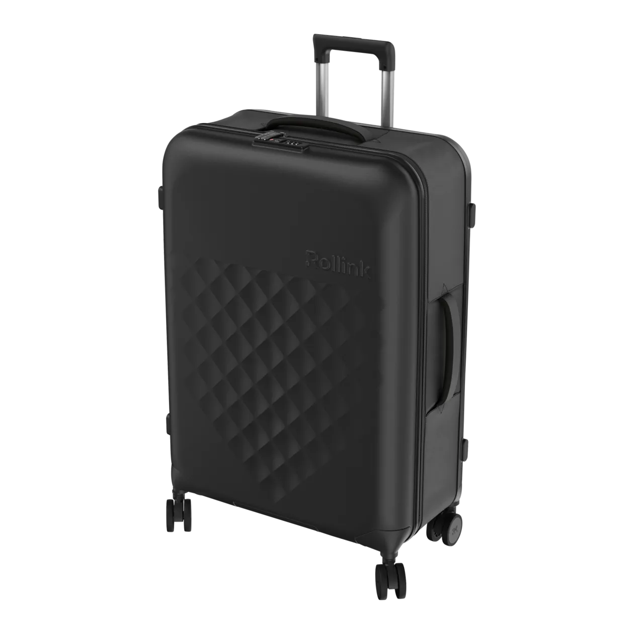 Rollink VEGA360 Valise à roulettes L (pliable), noir