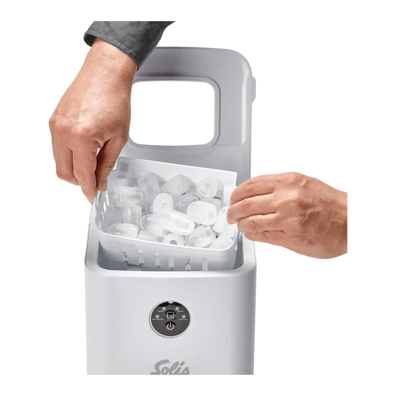 SOLIS Ice Cube Express Typ 8510 Macchina per cubetti di ghiaccio, bianco