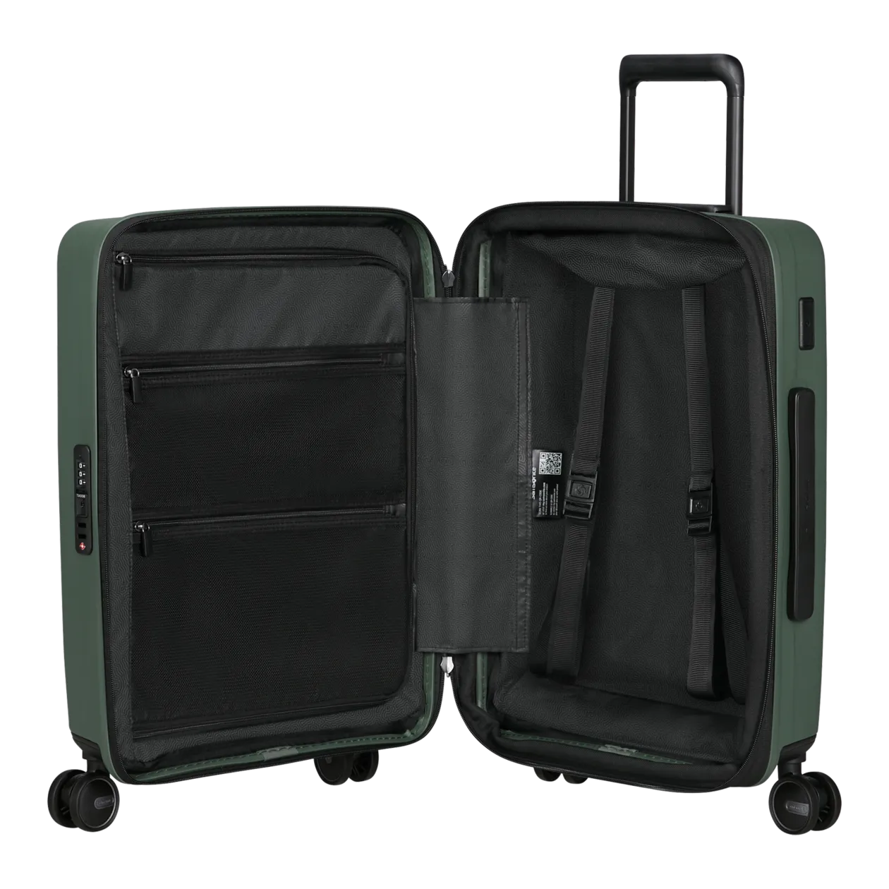 Samsonite Restackd Spinner 55/20-23 Valise à roulettes S (extensible), Sage