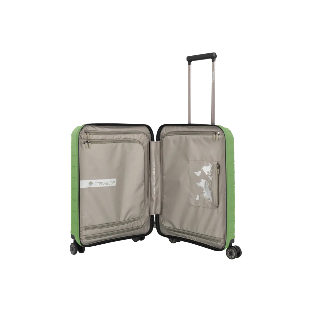 travelite Mooby Trolley S con tasca anteriore, verde