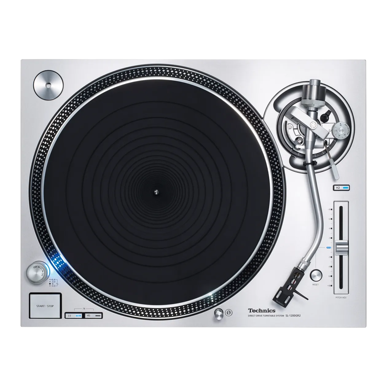 Technics SL-1200GR2 Direct Drive Turntable, Silver