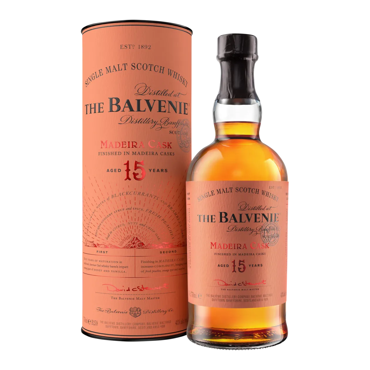 The Balvenie® Madeira Cask 15 Years Single Malt Scotch Whisky, 0.7 l, 43.0% vol., United Kingdom